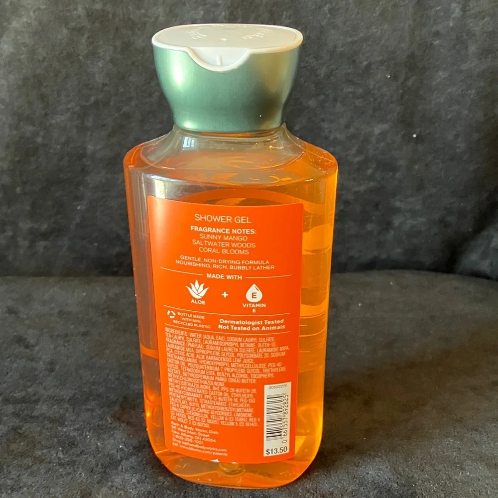 Bath & Body Works Golden Mango Lagoon Body Wash 10 oz. Bottle New Summer scent